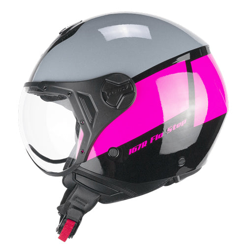 Casco Jet CGM 167R Flo Step VISIERA SAGOMATA