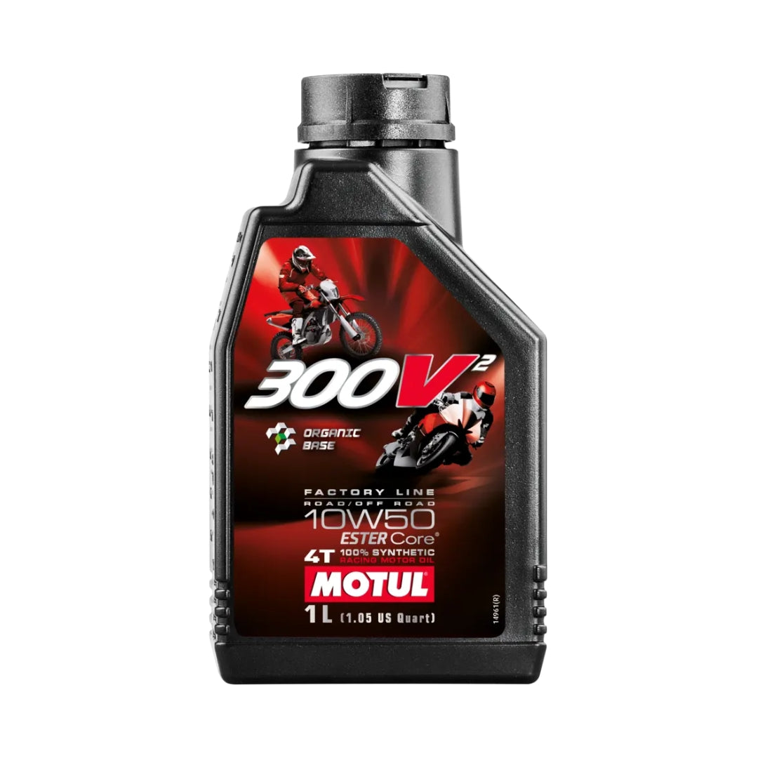 Olio Motore Motul 300V2 Factory Line 10W-50 4T 100% Sintetico