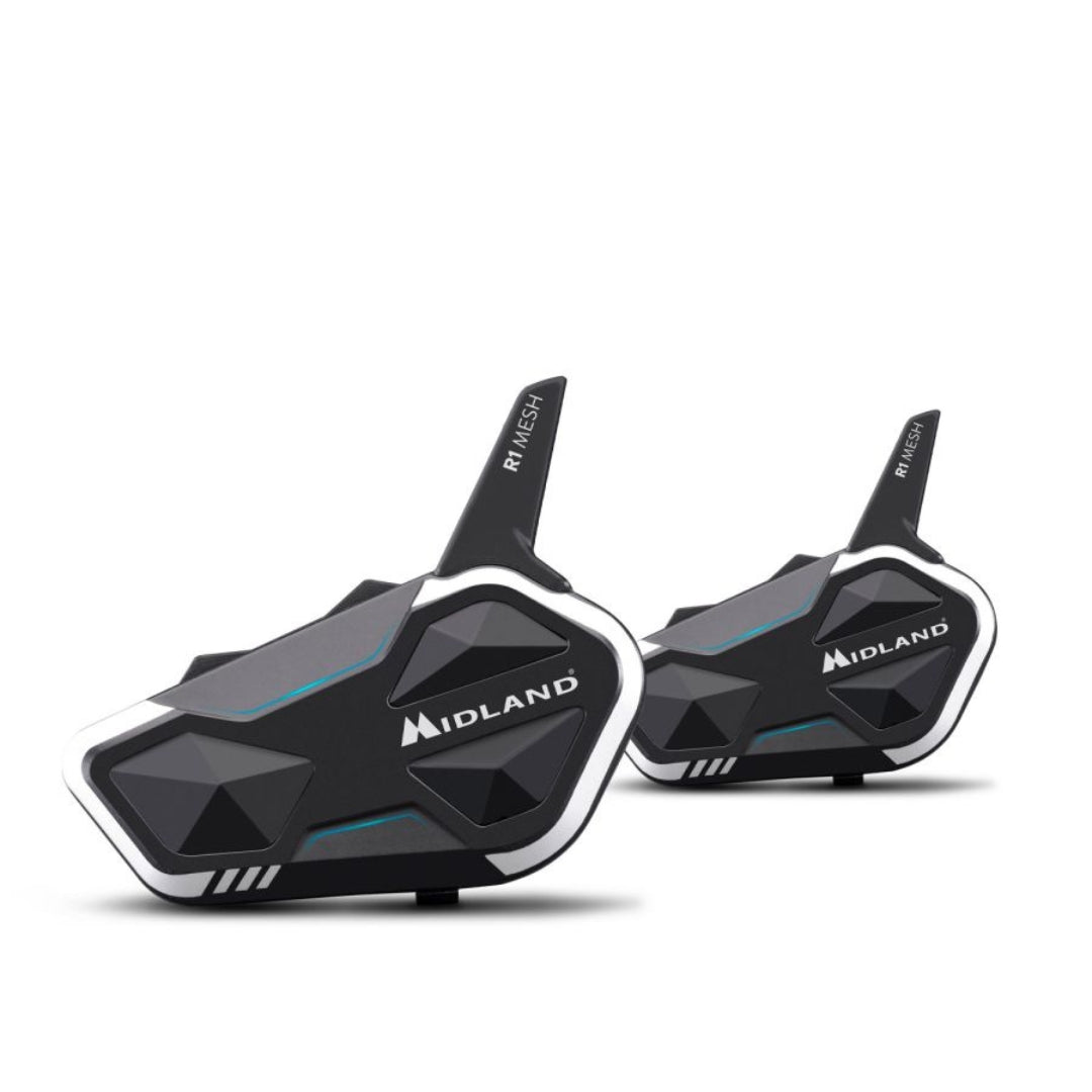 Interfono Bluetooth Midland - R1 Mesh (Singolo - Doppio)