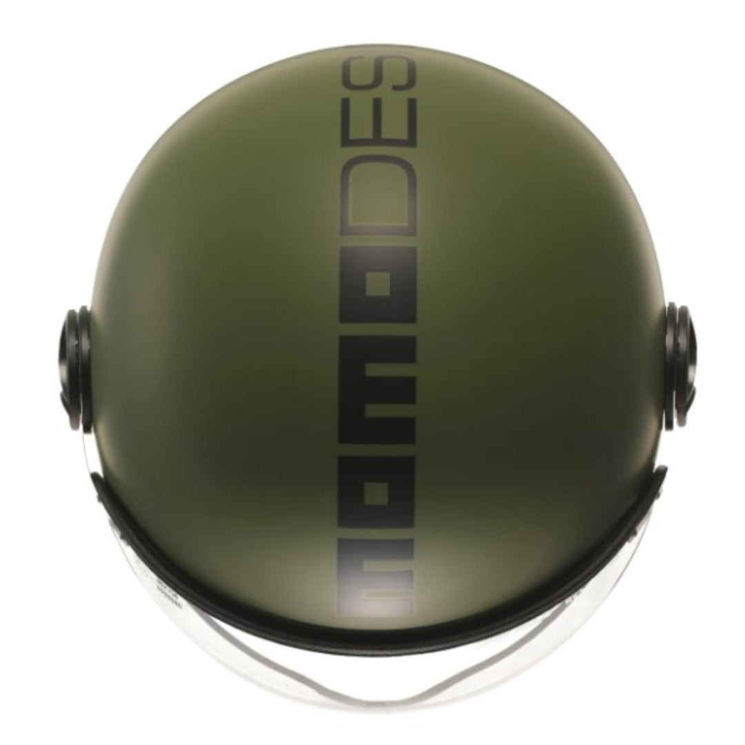 Casco Jet MomoDesign FGTR Classic Mono - Verde Militare Opaco/Nero - E2206