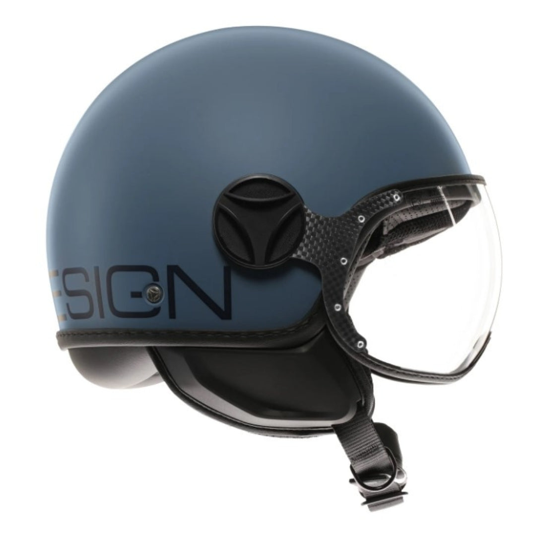 Casco Jet MomoDesign FGTR Classic Mono - Blu/Blu - E2206