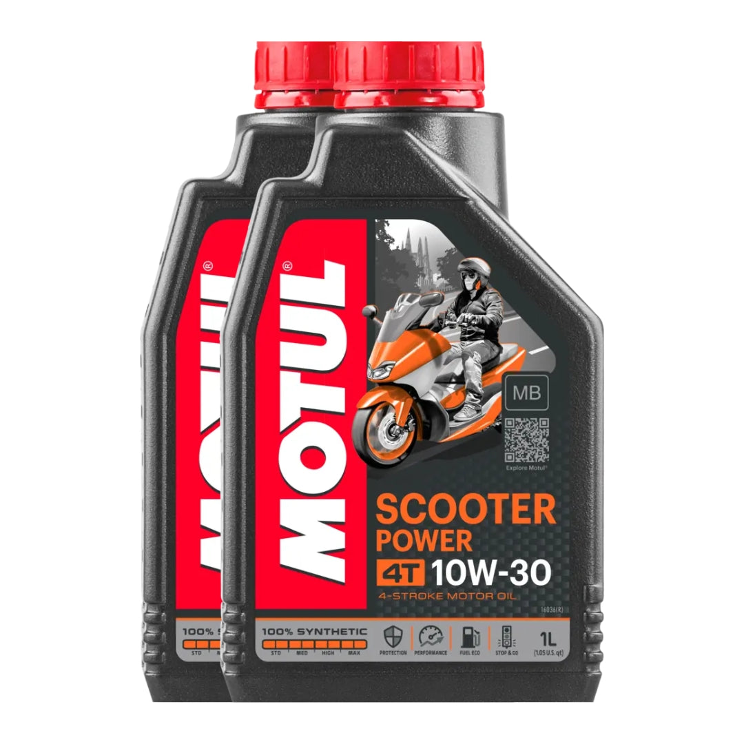 Olio Motore Motul Scooter Power 10W-30 MB 4T 100% Sintetico