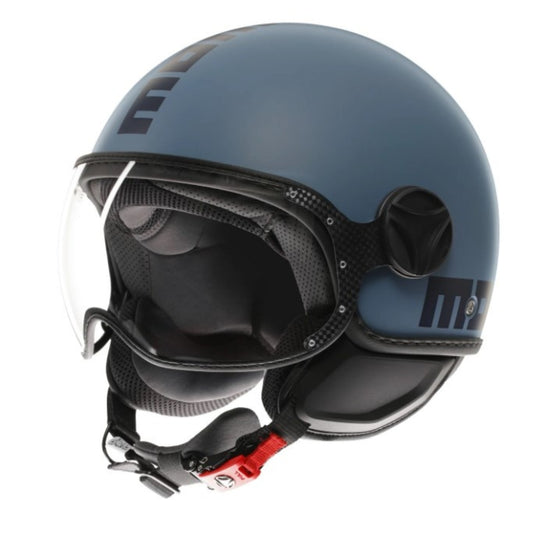 Casco Jet MomoDesign FGTR Classic Mono - Blu/Blu - E2206
