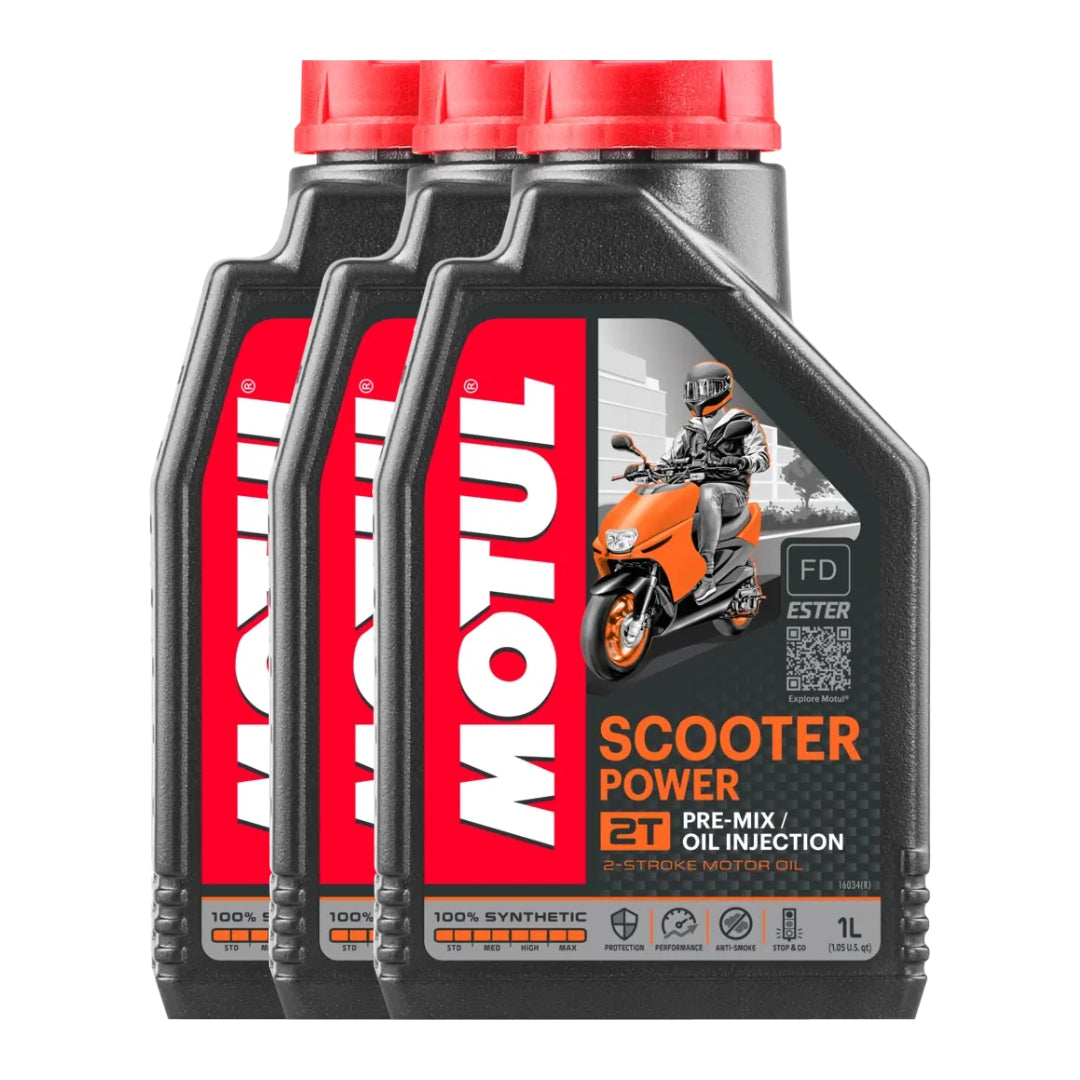 Olio Motore Motul Scooter Power 2T 100% Sintetico