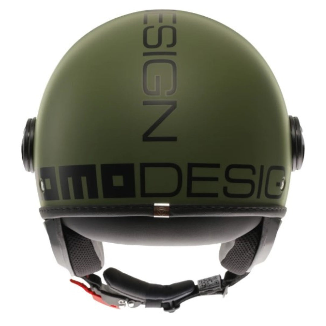 Casco Jet MomoDesign FGTR Classic Mono - Verde Militare Opaco/Nero - E2206