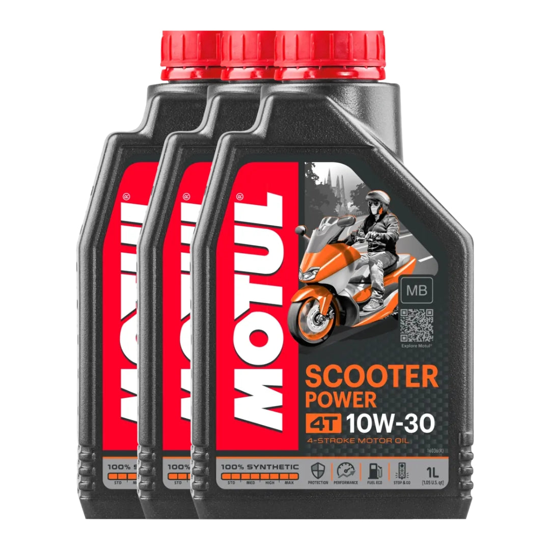 Olio Motore Motul Scooter Power 10W-30 MB 4T 100% Sintetico