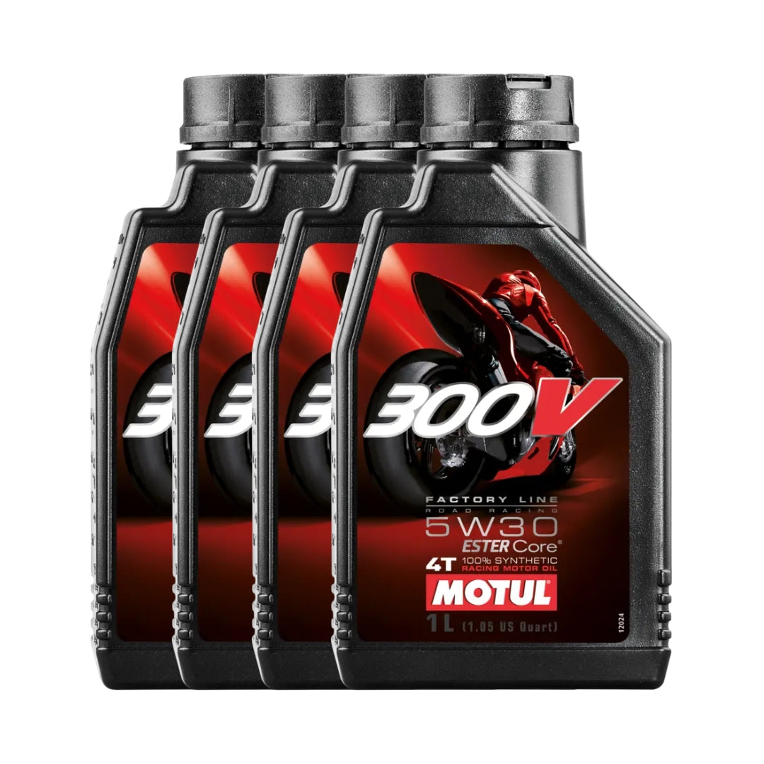 Olio Motore Motul 300V Factory Line Road 4T 100% Sintetico