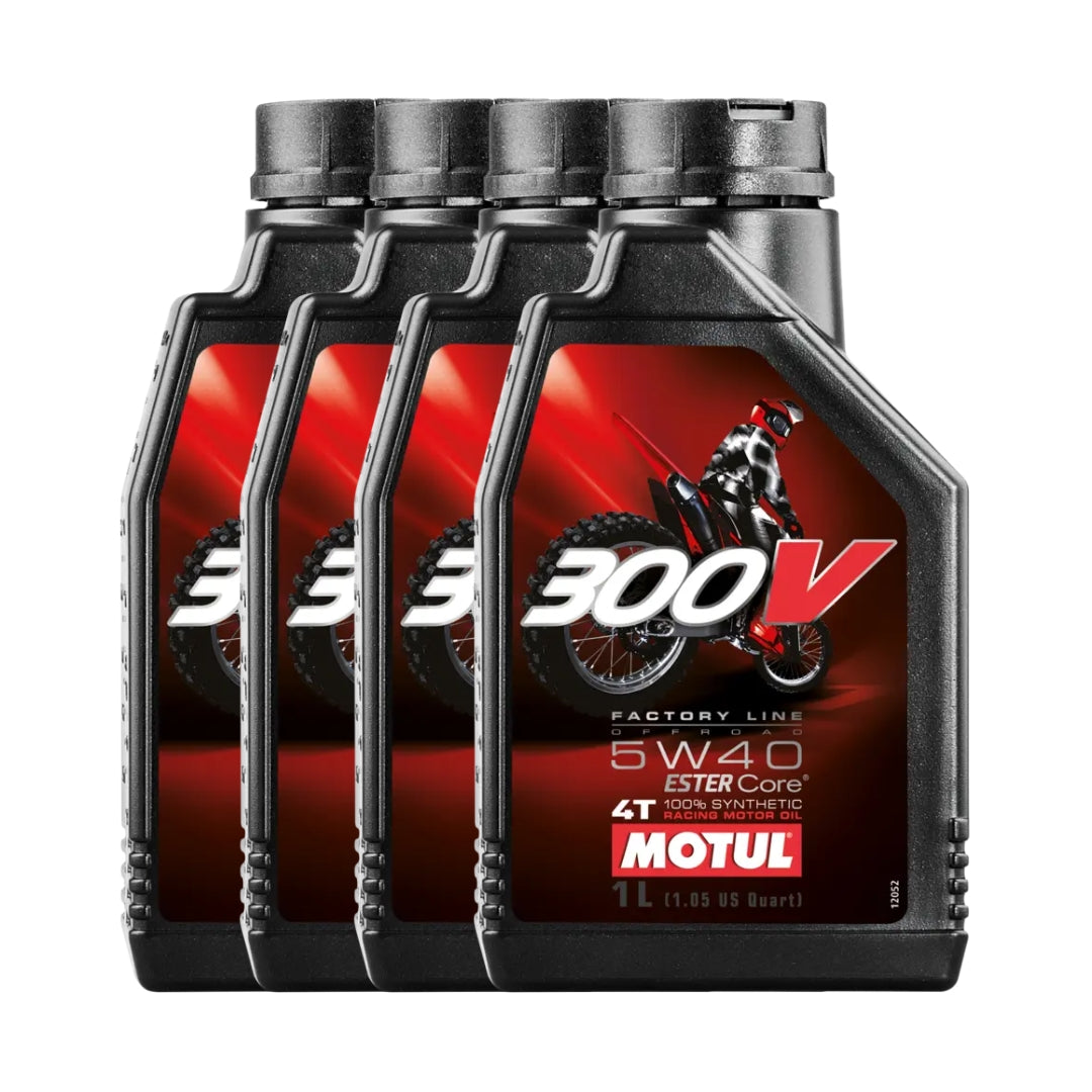 Olio Motore Motul 300V Factory Line Off Road 4T 100% Sintetico
