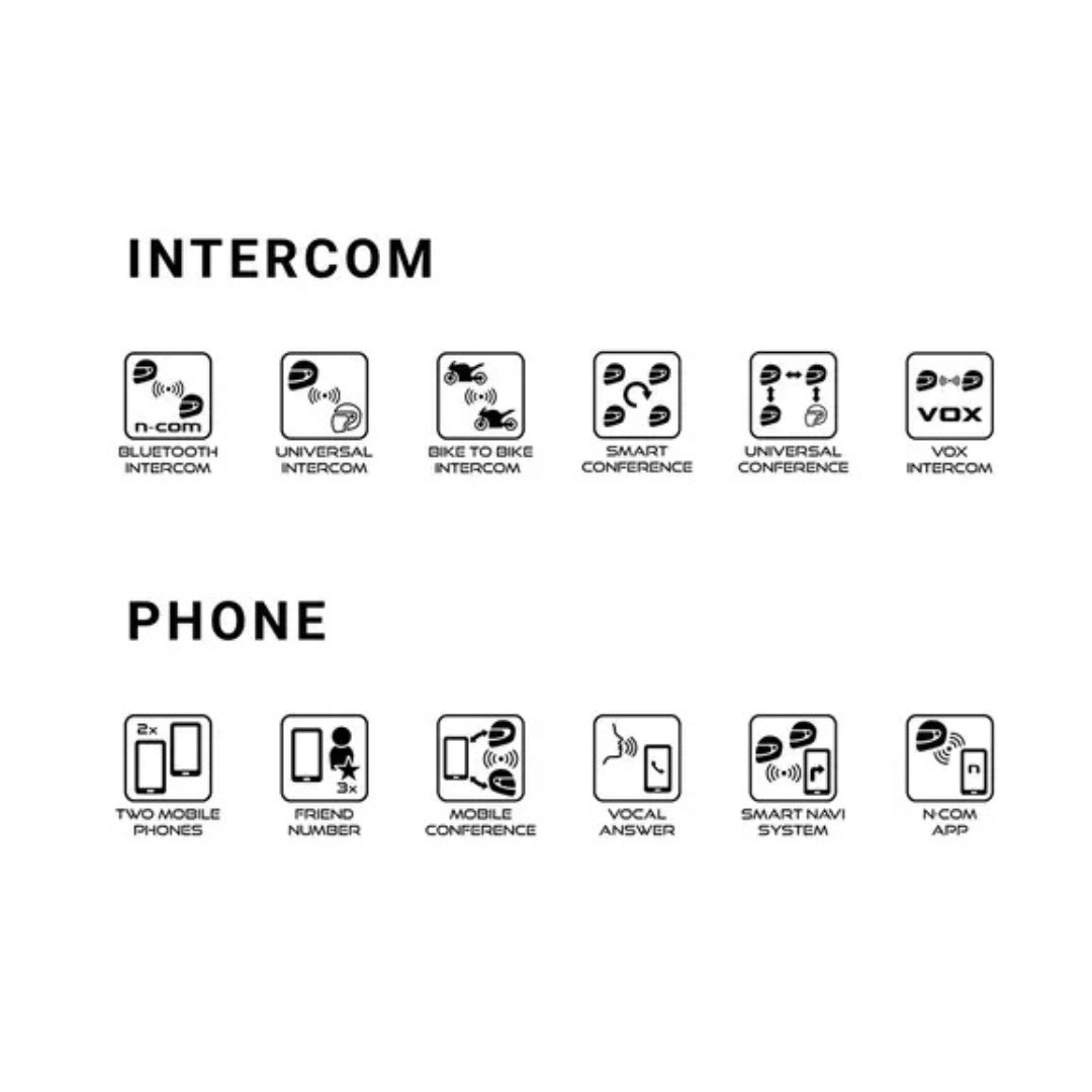 Interfono Bluetooth Nolan N-Com - B902 X