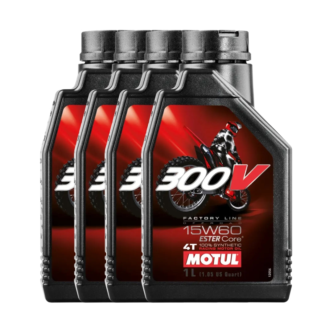 Olio Motore Motul 300V Factory Line Off Road 4T 100% Sintetico