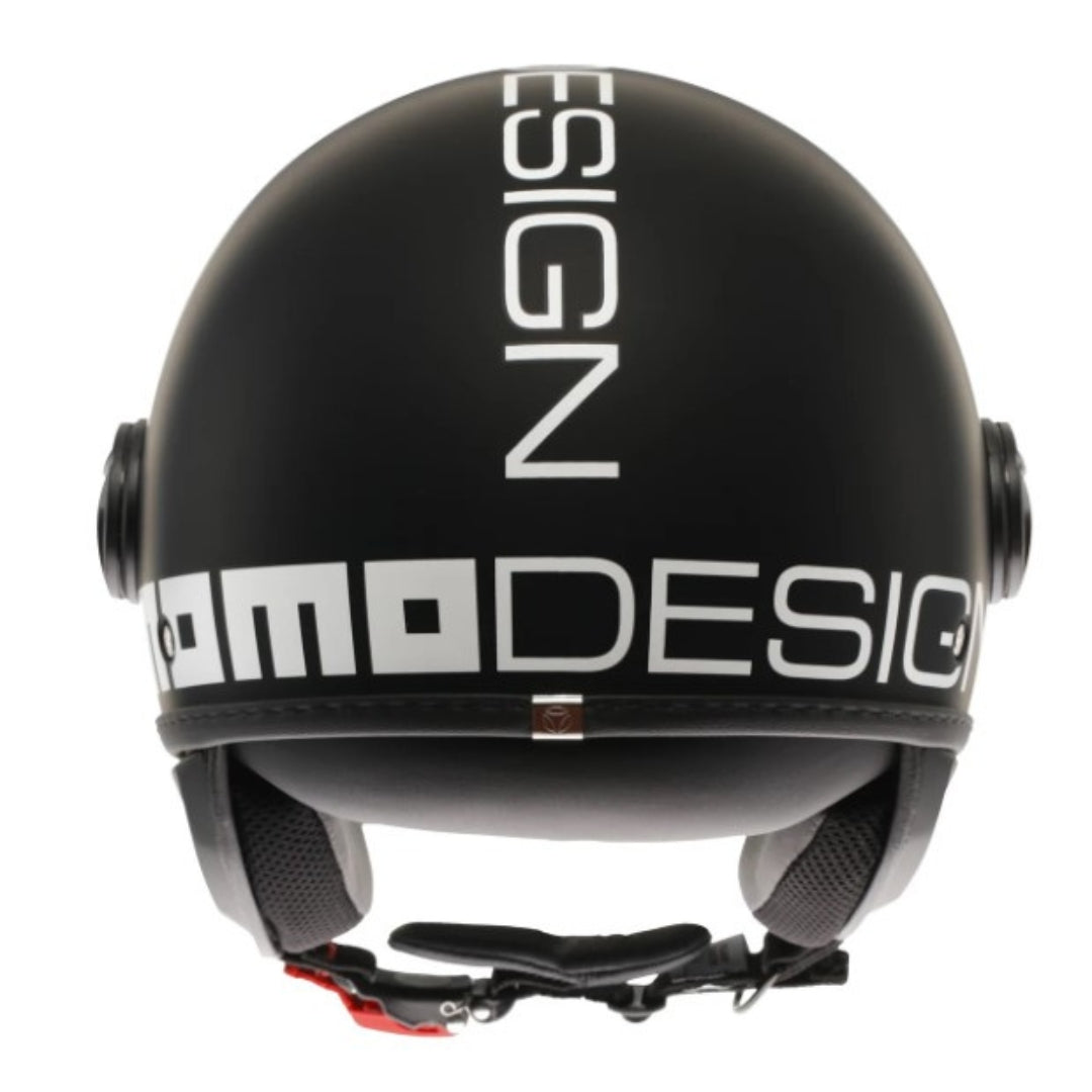 Casco Jet MomoDesign FGTR Classic Mono - Nero Opaco/Bianco - E2206