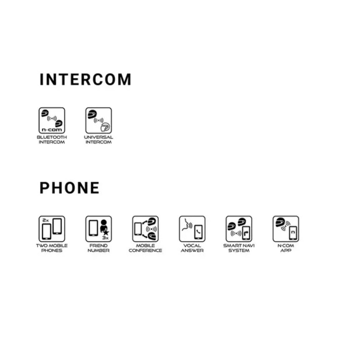 Interfono Bluetooth Nolan N-Com - B602 X