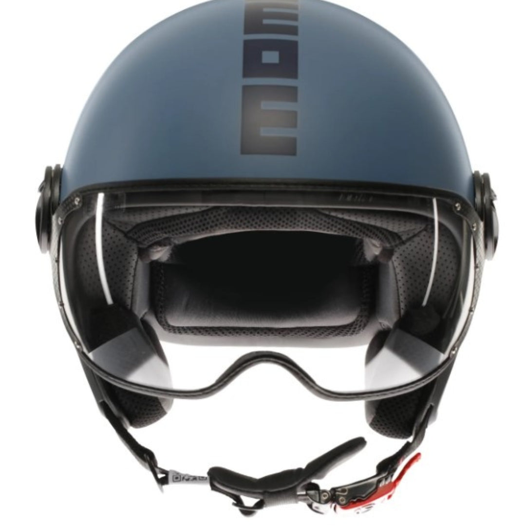 Casco Jet MomoDesign FGTR Classic Mono - Blu/Blu - E2206