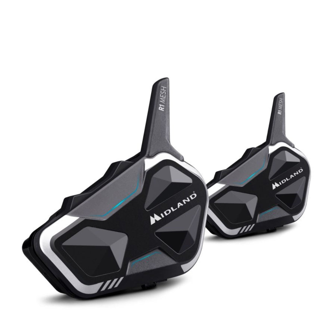 Interfono Bluetooth Midland - R1 Mesh (Singolo - Doppio)