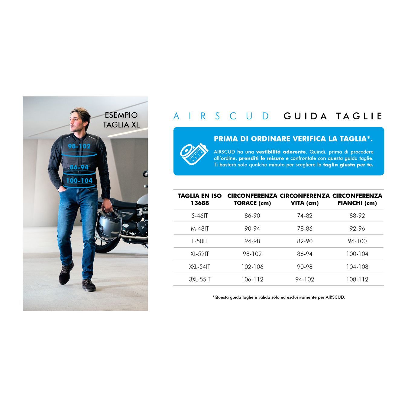Tucano Urbano Airscud Airbag (Gilet - Jacket - Mesh) - In&Motion System