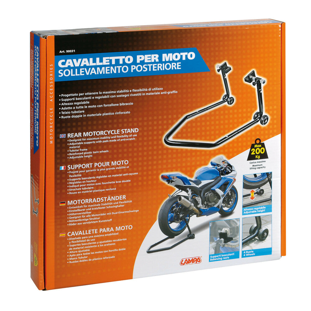 Dismountable Rear Paddock Stand With Supports