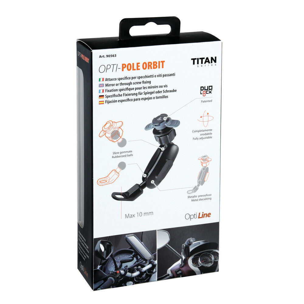 Supporto Portatelefono Con Attacco a Specchietto - Titan Pole Orbit