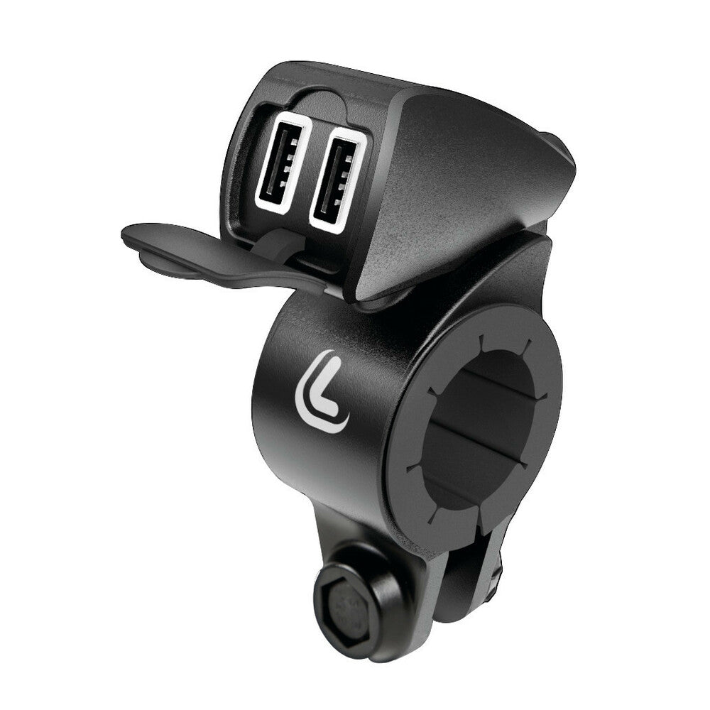 Caricatore USB Doppia Porta Fast Charge Attacco Manubrio