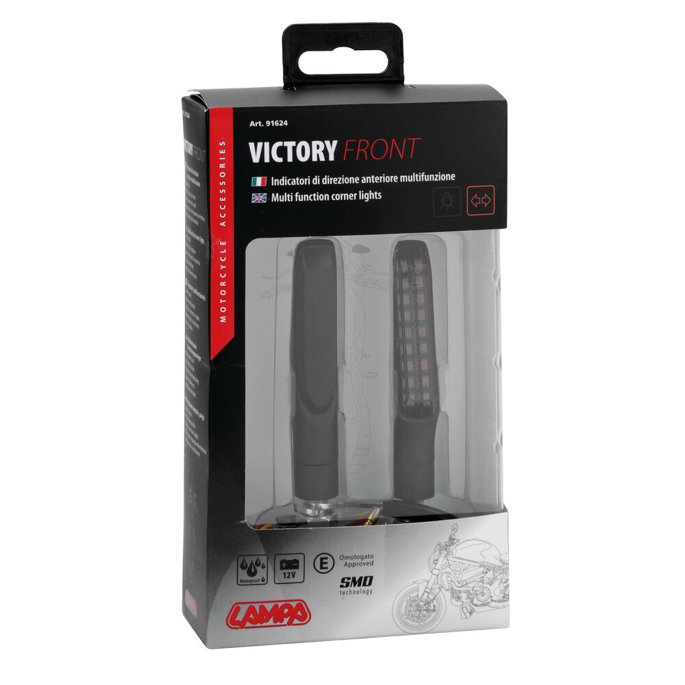 Pair of 12V Led Direction Indicators - Victory