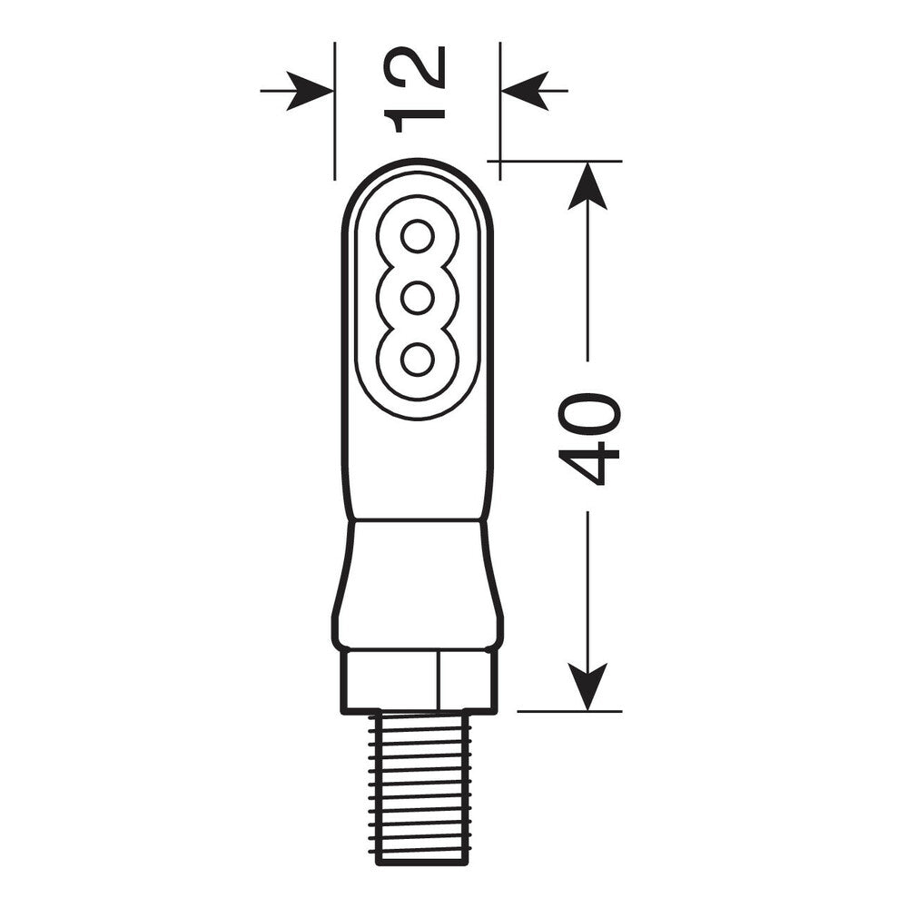 Pair of 12V Led Direction Indicators - Nano