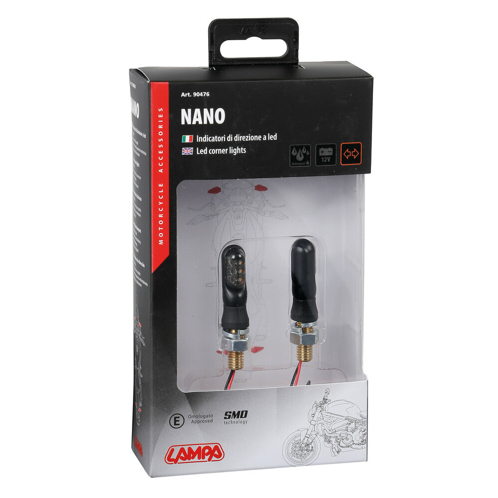 Pair of 12V Led Direction Indicators - Nano