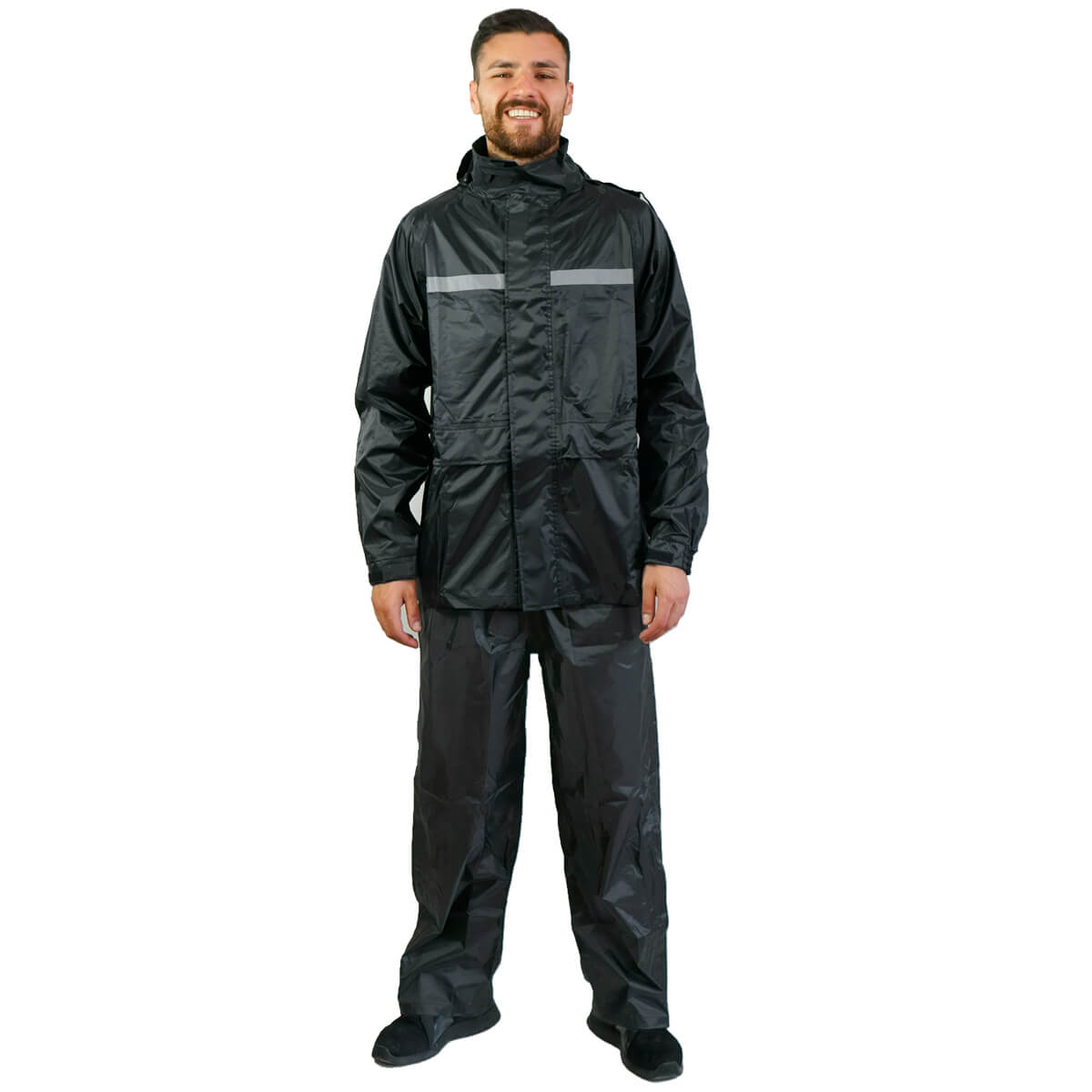 Set Antipioggia Impermeabile (Giacca + Pantalone)