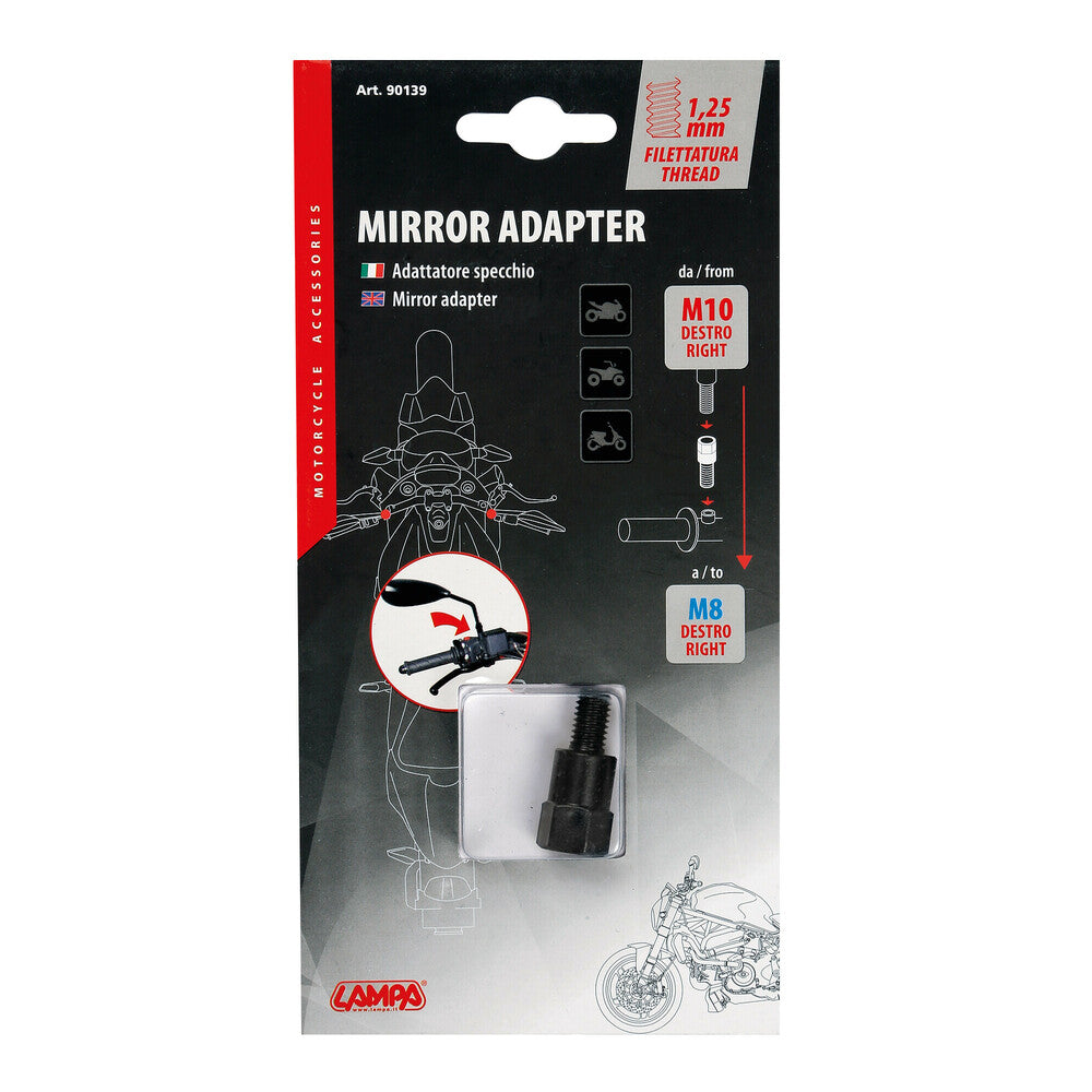 Motorcycle/Scooter Mirror Adapter