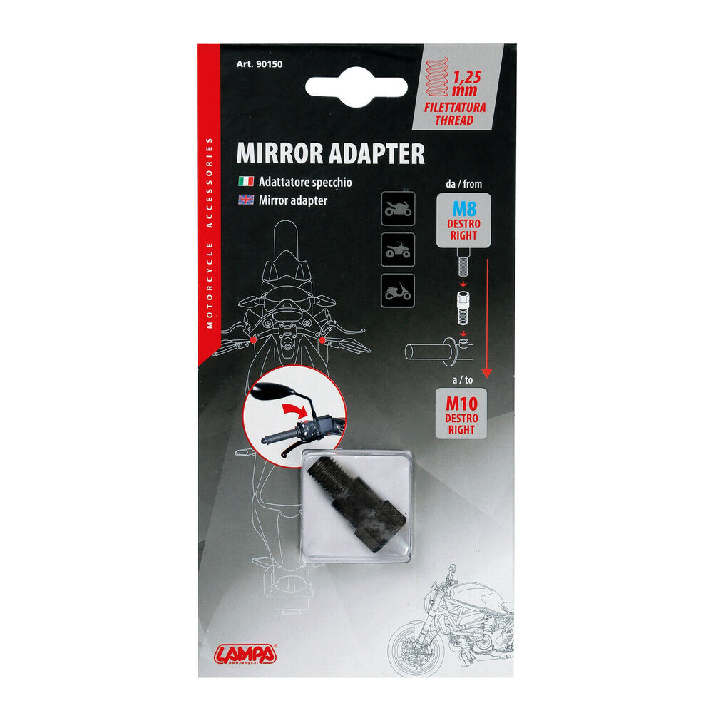 Motorcycle/Scooter Mirror Adapter