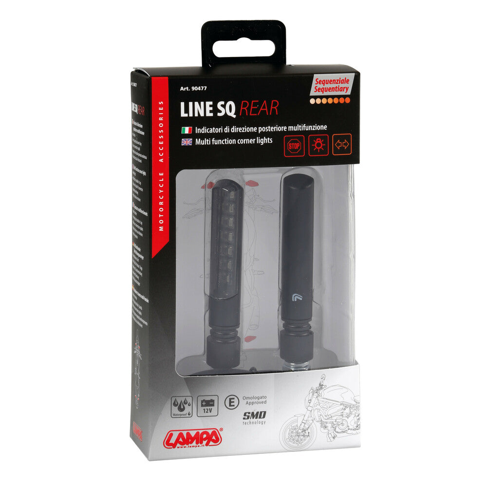 Pair of Direction Indicators 12V Led - Line SQ
