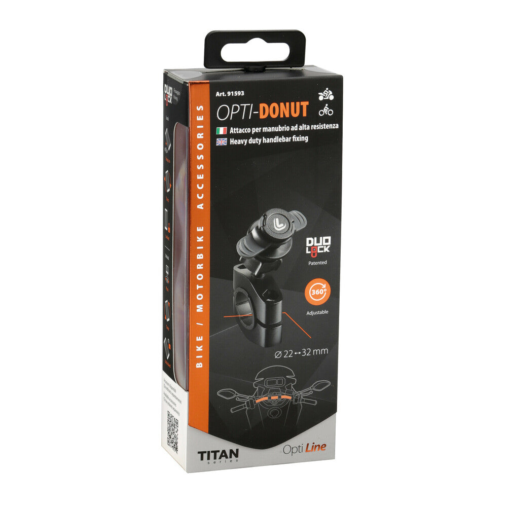 Supporto Portatelefono Con Attacco Manubrio - Titan Donut