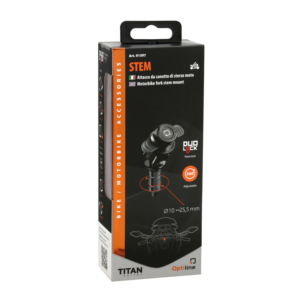 Supporto Portatelefono Con Attacco a Canotto Di Sterzo - Titan Stem
