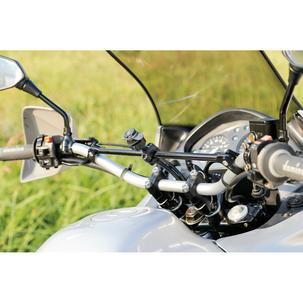 Supporto Portatelefono Con Attacco Specchietti/Traversini - Titan Bar