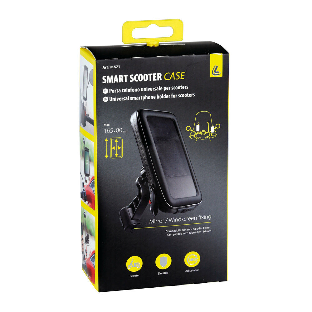 Porta Telefono Moto e Scooter Attacco Specchietto/Parabrezza