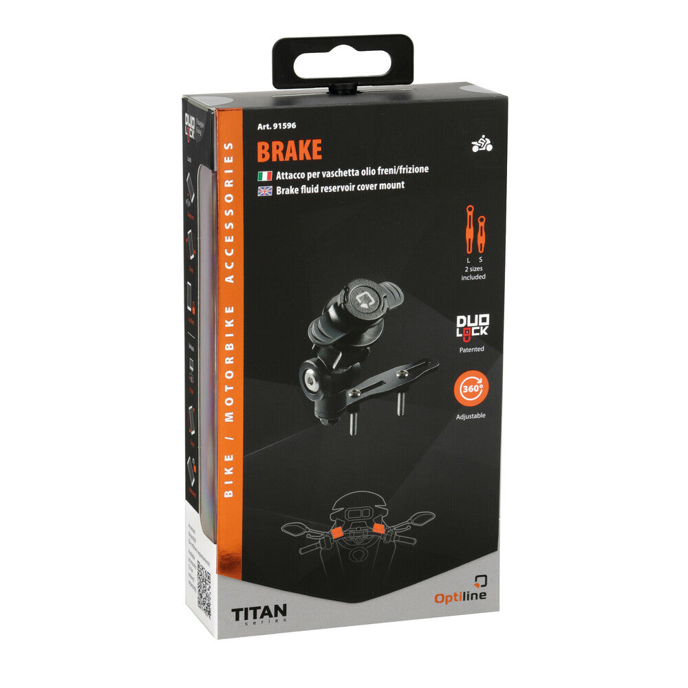 Supporto Portatelefono Con Attacco Vaschetta Olio Freno/Frizione - Titan Brake