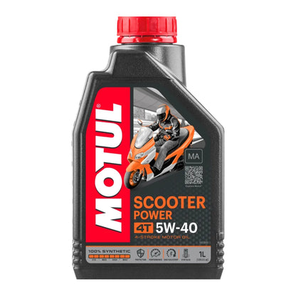 Olio Motore Motul Scooter Power 5W-40 MA 4T 100% Sintetico