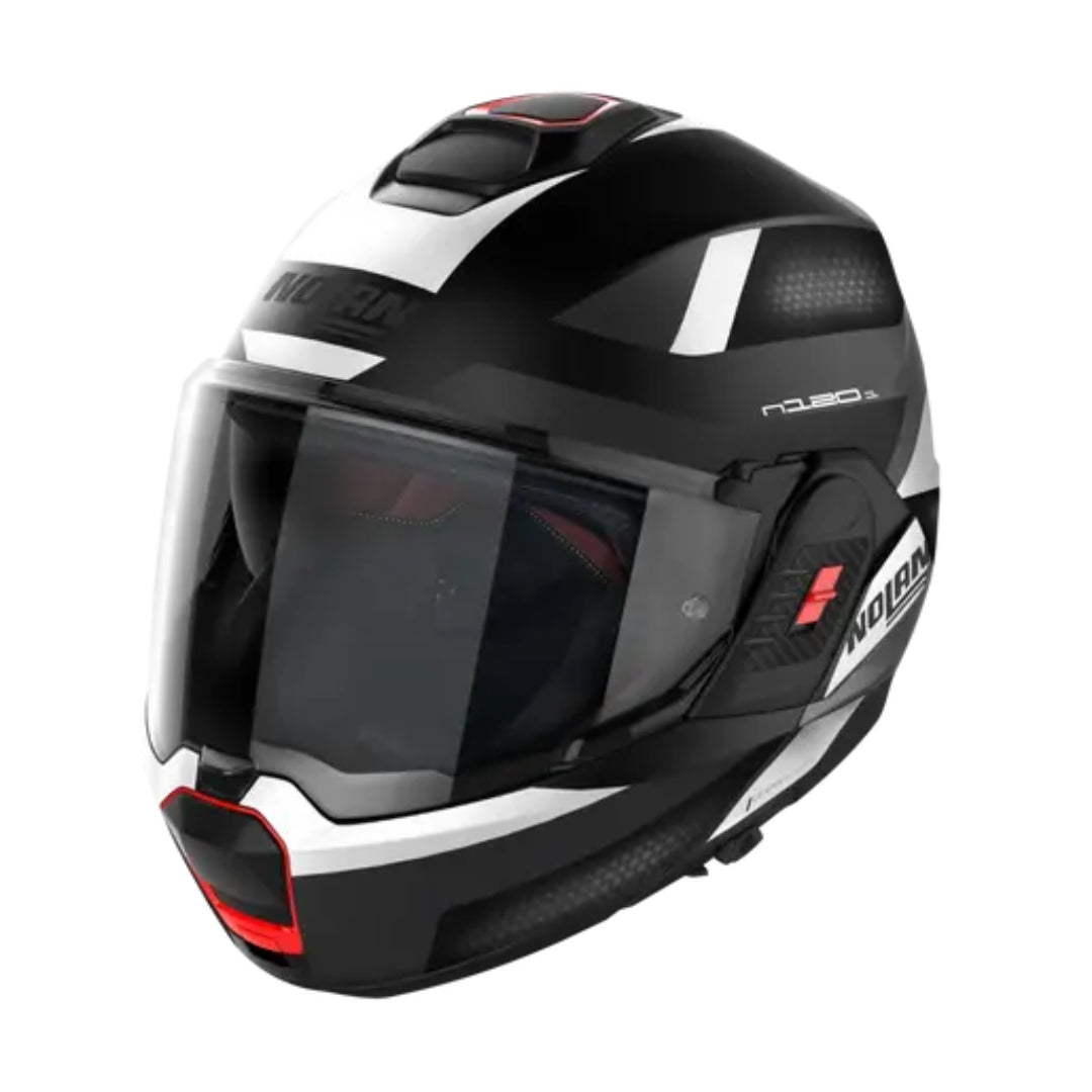 Casco Modulare Flip-Back Nolan N120-1 Subway N-COM