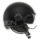 Casco Jet MomoDesign FGTR EVO Mono - Nero Opaco/Silver - E2206