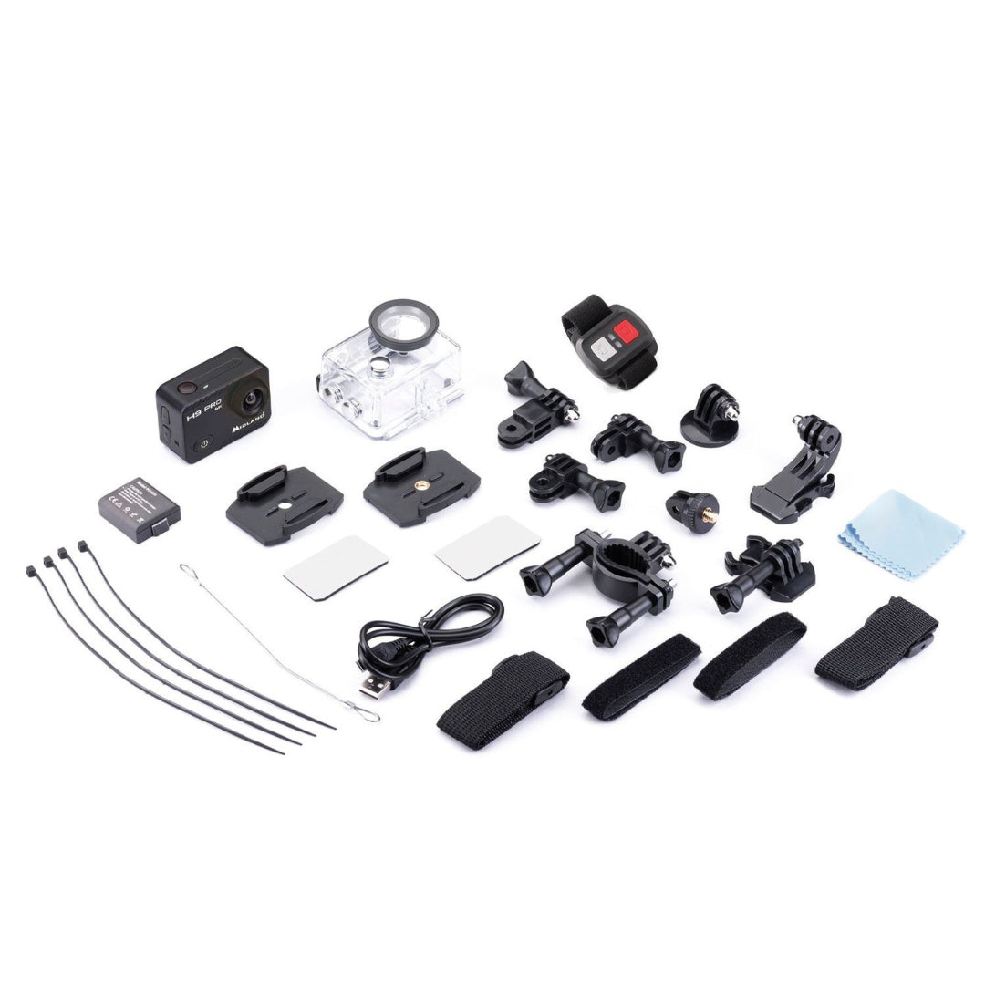 Action Cam Plus 1080p Sports Camera + Wifi + Accessory Kit