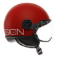 Casco Jet MomoDesign FGTR Classic Candy - Rosso Opaco/Bianco - E2206