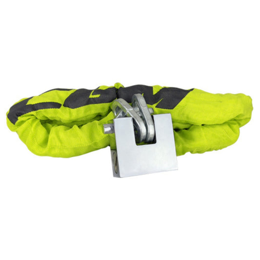 Catena Acciaio Cementato CGM - Kit antifurto Z27 EVO Verde fluo