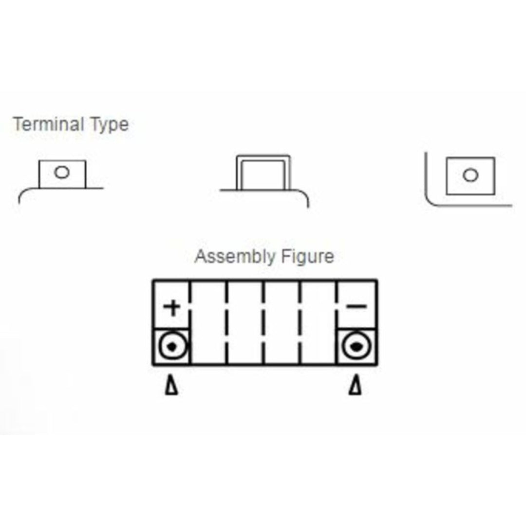 Batteria Yuasa YTZ14S Carica Umida (PRONTA ALL'USO)