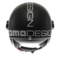 Casco Jet MomoDesign FGTR EVO Mono - Nero Opaco/Silver - E2206