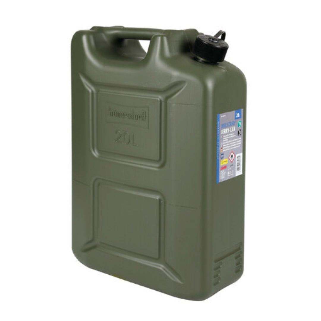 Tanica Carburante Omologata Modello Militare Con Beccuccio Flessibile 20L