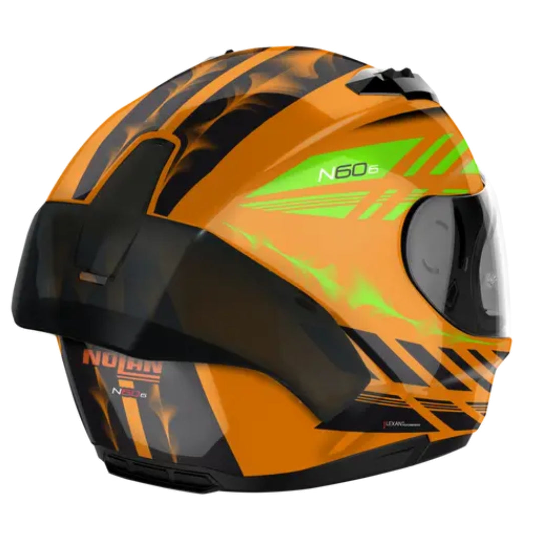 Casco Integrale Nolan N60-6 Sport Hotfoot Led Orange