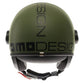 Casco Jet MomoDesign FGTR Classic - Verde Militare Opaco/Nero - E2206