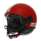 Casco Jet MomoDesign FGTR Classic Candy - Rosso Opaco/Bianco - E2206