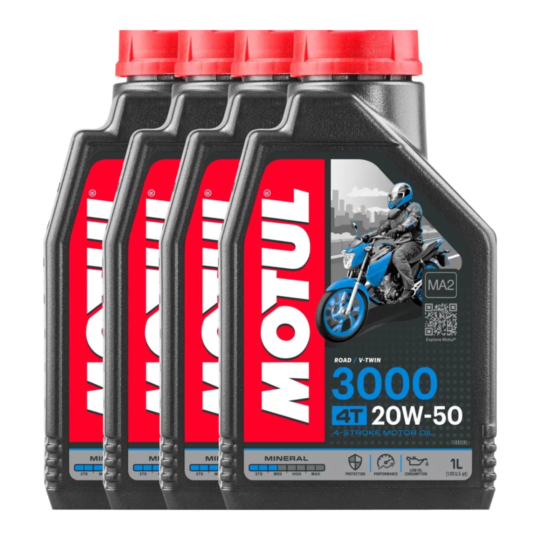 Olio Motore Motul 3000 4T Minerale