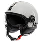 Casco Jet MomoDesign FGTR EVO Mono - Bianco Quarzo Luido/Nero - E2206