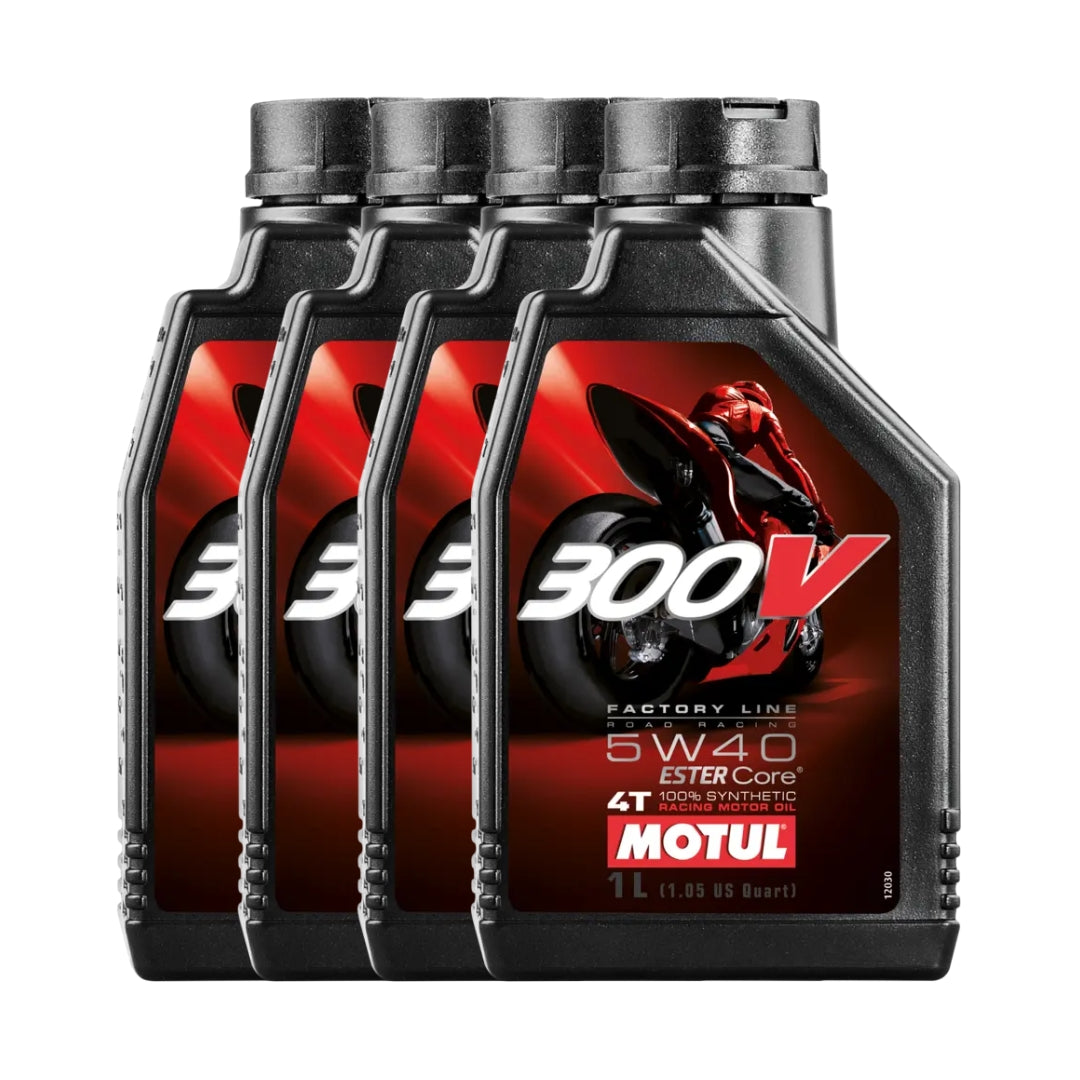 Olio Motore Motul 300V Factory Line Road 4T 100% Sintetico