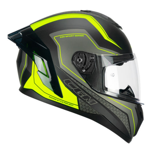 Casco Integrale CGM 330G Riot Sport Giallo Fluo Opaco